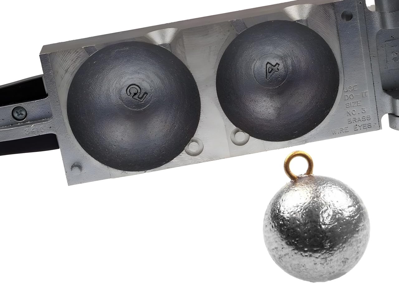 Circle B Tackle Do It Mold Cannon Ball Sinker 4 lb ready to drop with faster depth reach