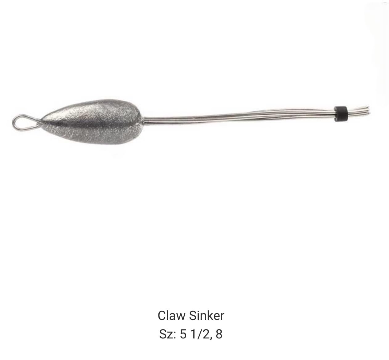 Circle B Tackle Do It Mold Claw Sinker with wire-form setup for easy rigging