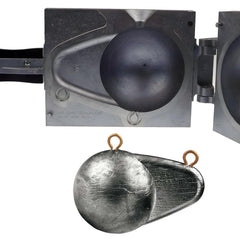 Circle B Tackle Do It Mold downrigger ball sinker 12-lb shows straight-running weight design for fishing setups