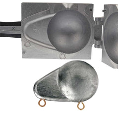 Circle B Tackle Do It Mold downrigger ball sinker 15 lb shown for stable depth control