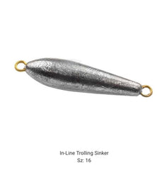 Circle B Tackle Do It Mold inline trolling sinker brass eye close-up for easy insert compatibility