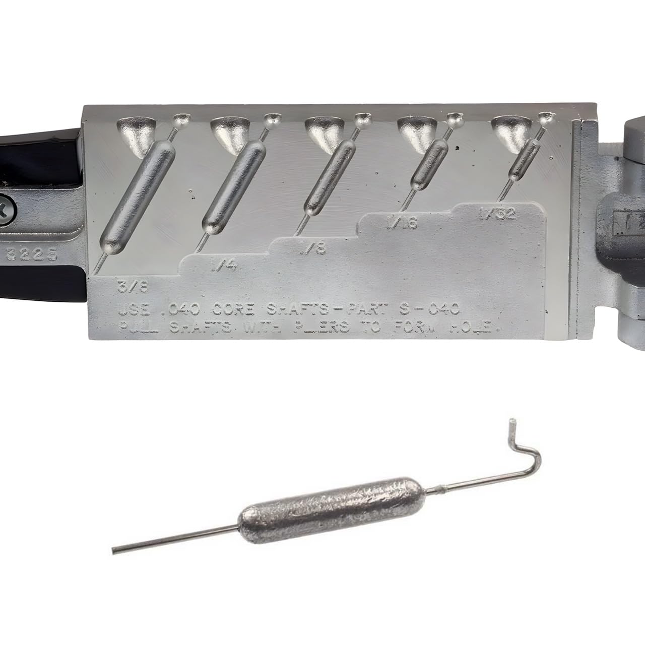 Circle B Tackle Do It Mold lure body assembly view with five cavities for customization.