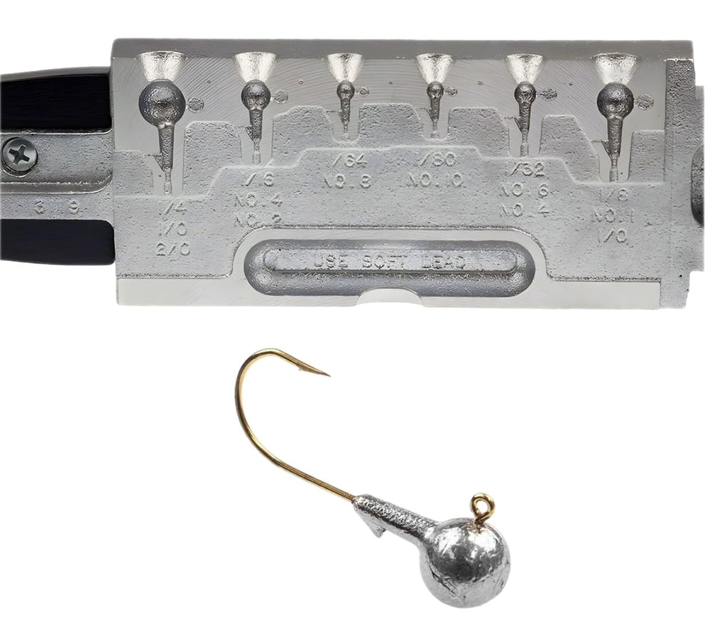 Circle B Tackle Do It Mold Round Head Jig 1/80-oz supports precise lightweight presentations.