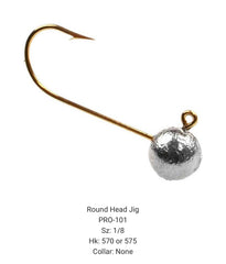 Circle B Tackle PRO-101 round head jig illustration with 7 cavities enabling rapid production.