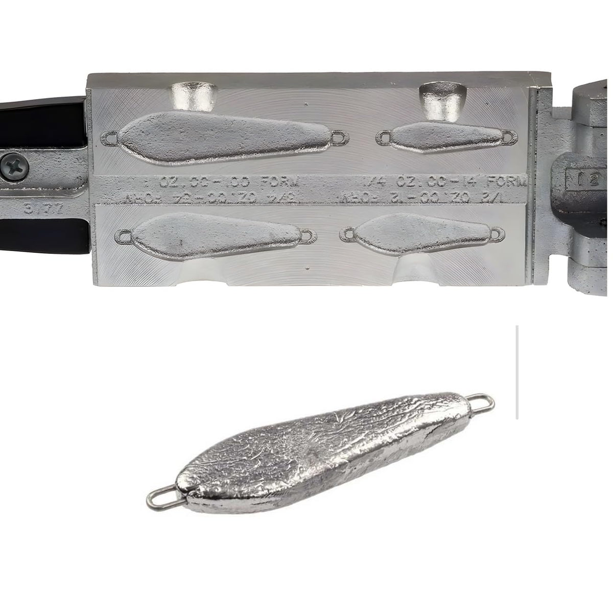 Circle B Tackle Do It Mold spoon lure 1/4 oz with reflective finish for smooth casting