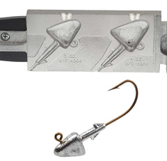 Circle B Tackle Do It Mold Style 9 Shad Head Jig front view for precise casting