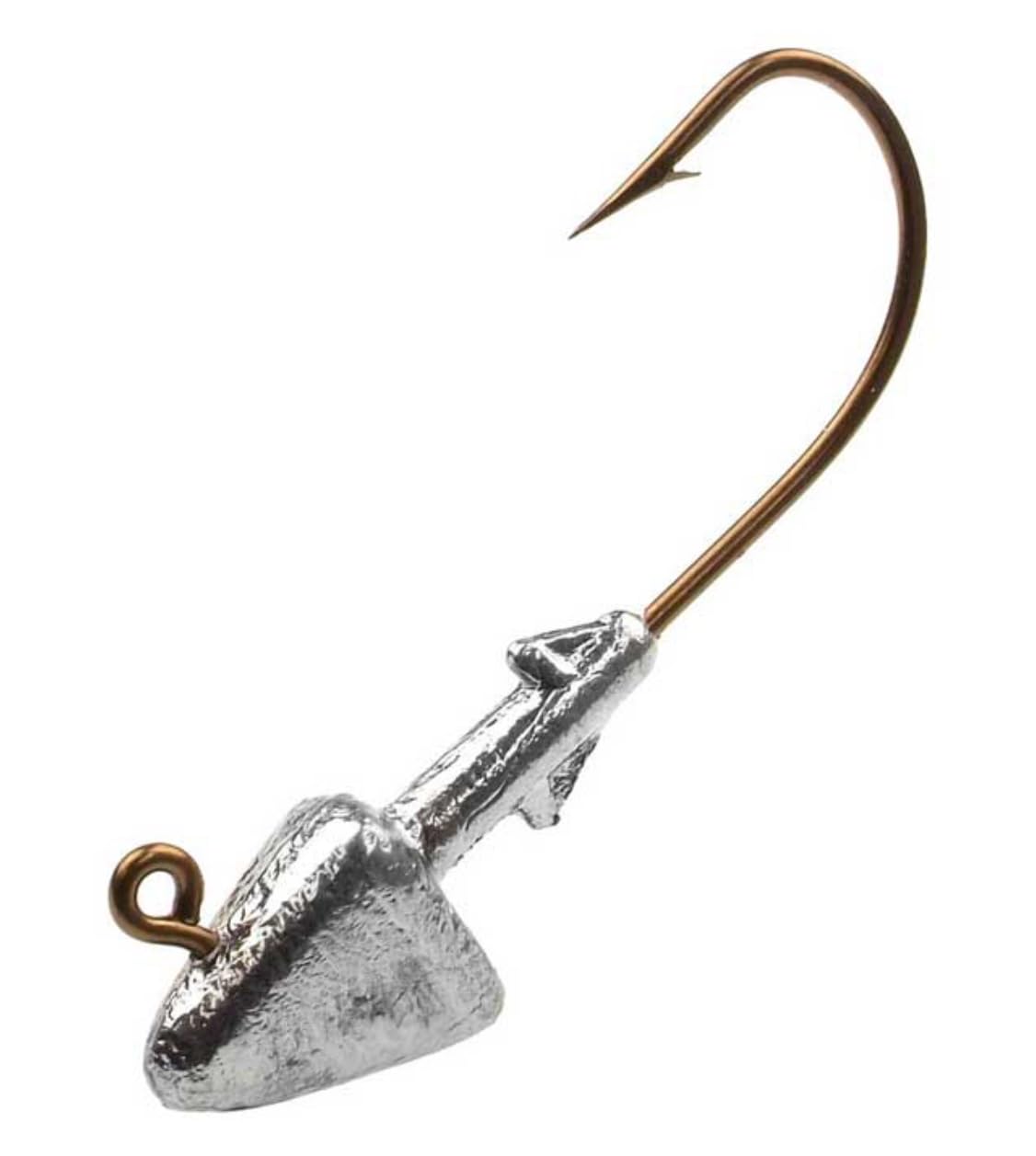 Circle B Tackle Do It Mold Style 9 Shad Head Jig hook detail highlighting the strong 8/0