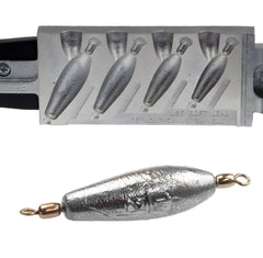 Circle B Tackle Do It Mold trolling sinker 3/4oz with four cavities for consistent weight