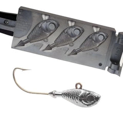Circle B Tackle Do It Mold Ultra Minnow Jig, 5 oz, 3-cavity SHR-3-568, lifelike action ready