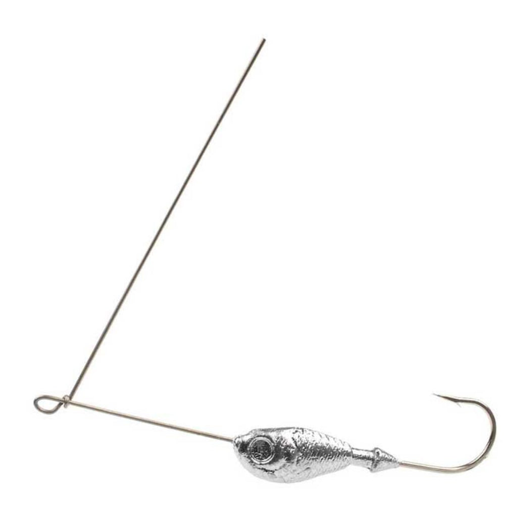 Circle B Do It Mold Ultra Minnow Spinner Jig hook detail shows 4/0 or 5/0 options
