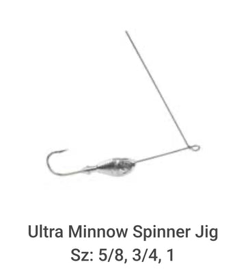 Circle B Do It Mold Ultra Minnow Spinner Jig in-water action shows lure movement