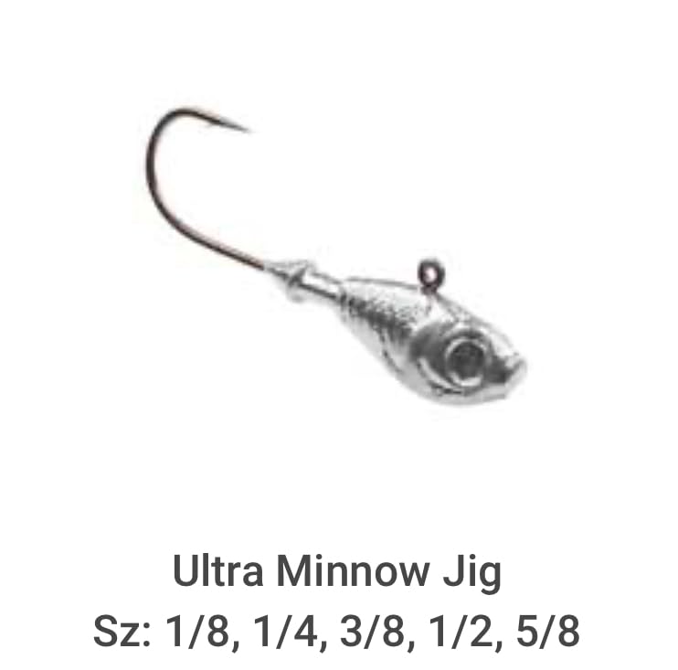 Circle B Tackle Do It Ultra Minnow Jig 1/4 oz detail shot highlighting precise cavities.