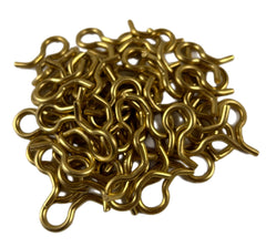 Circle B Tackle downrigger eyes image shows USA-made brass and stainless options