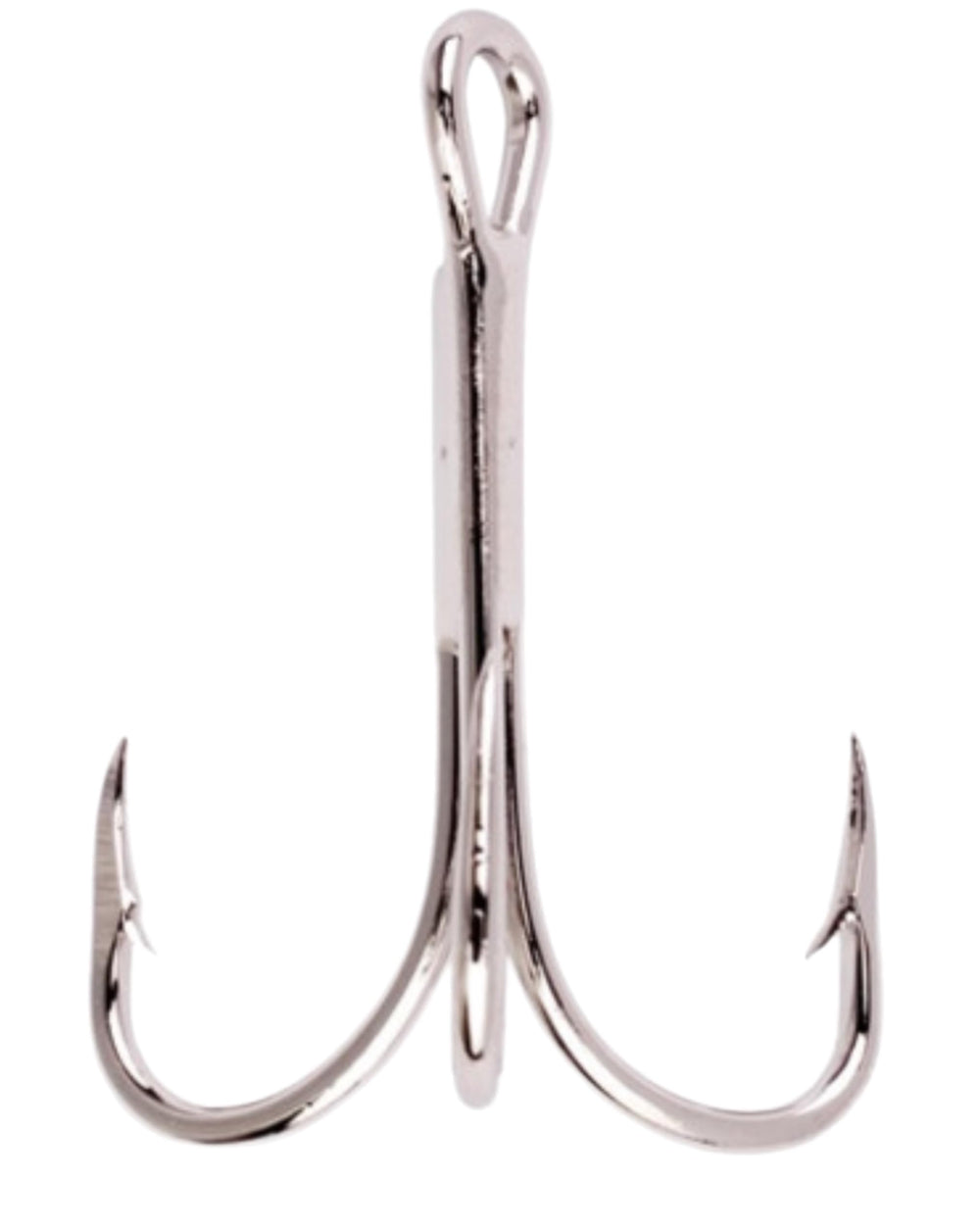Circle B Tackle Eagle Claw 375 treble hook in-use image shows curved points for structure