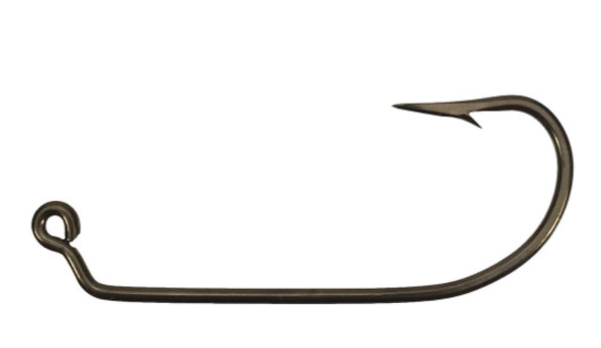 Circle B Tackle Eagle Claw 410 bronze 60-degree jig hook 100-pack for larger jigs