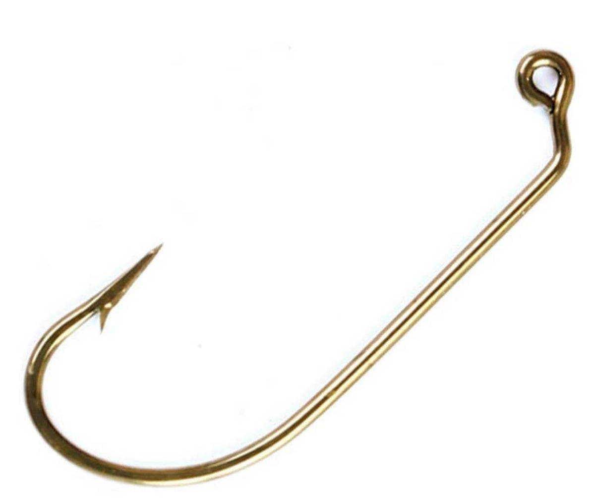 Circle B Tackle Eagle Claw 410 bronze 2/0 jig hook for strong inline action