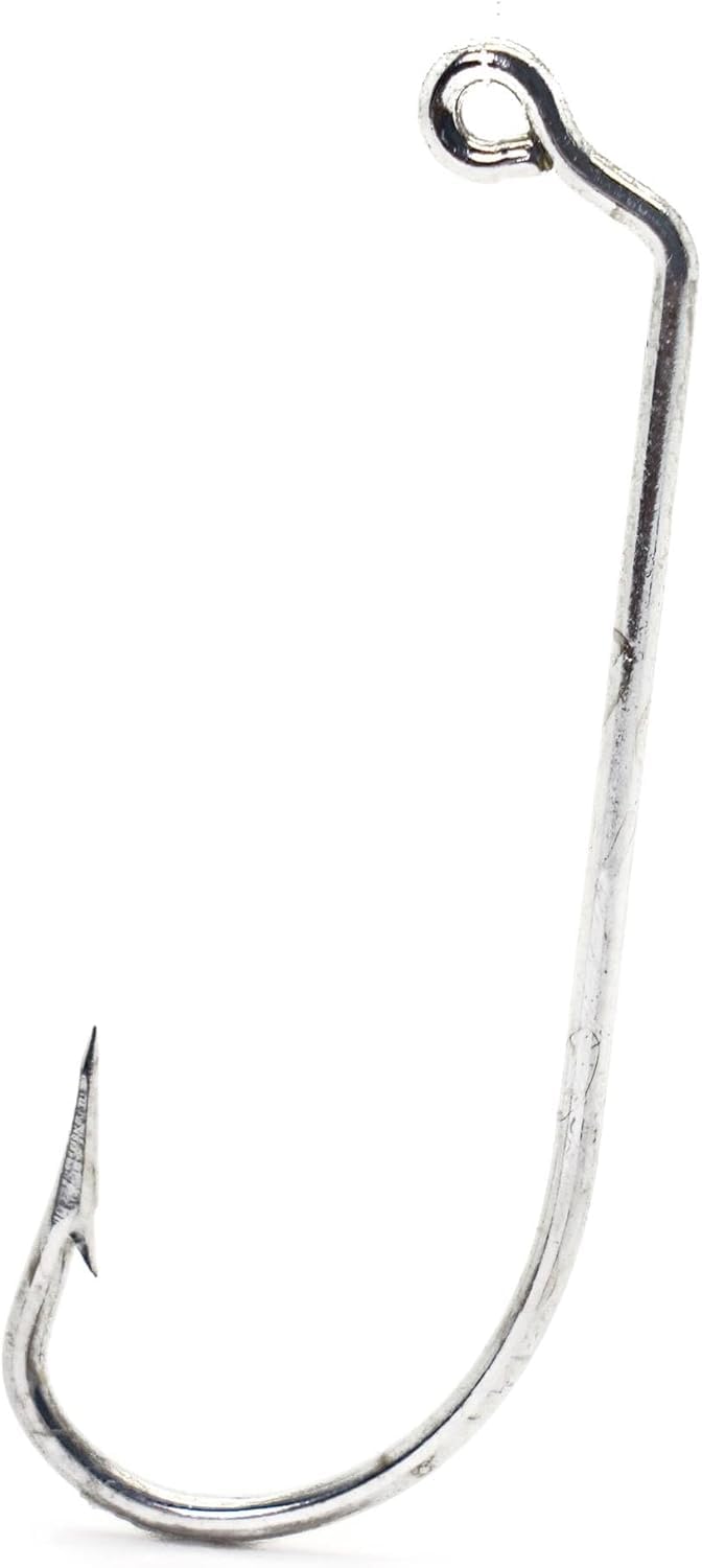Circle B Tackle Eagle Claw 413 60° 1-0 jig hook with SeaGuard finish for saltwater fishing.