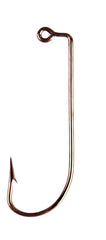 Circle B Tackle Eagle Claw 630 Bronze Jig Hook 90-degree bend for reliable jigging.