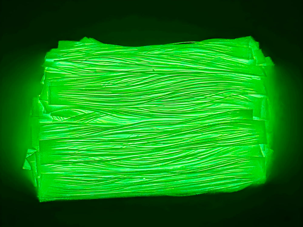 Circle B Tackle Glow Skirt Snow White close-up shows high-definition color patterns and action.