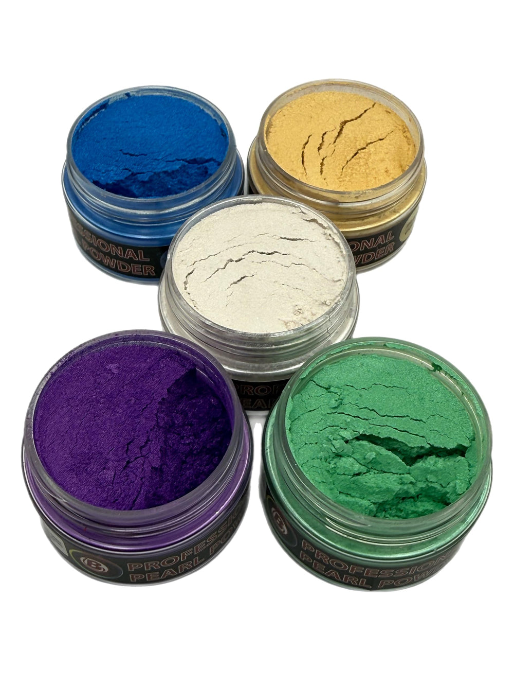 Circle B Tackle Green Yellow Pearl powder applied to a lure adds flash and realism.