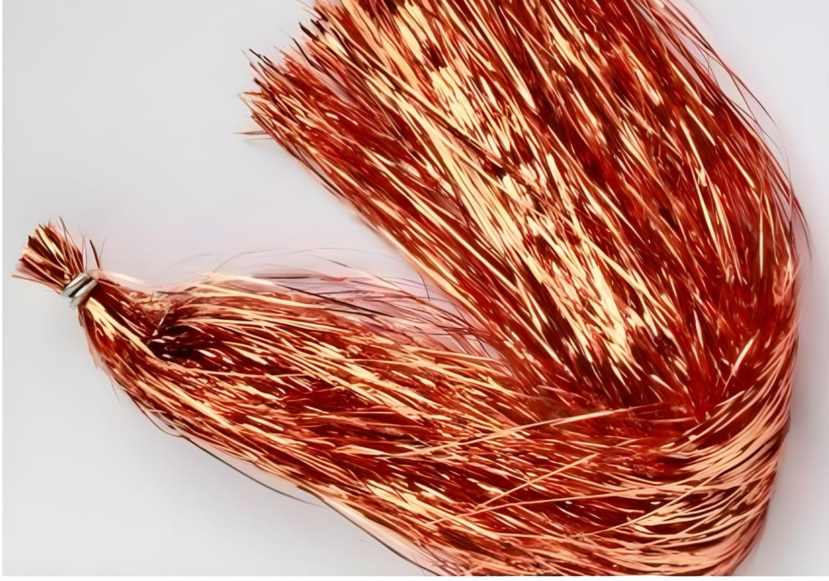 Circle B Tackle Hedron Flashabou Original fly tying strands for durable, lifelike shine.