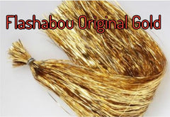 Circle B Tackle Hedron Flashabou Original Gold reflection for glittering underwater shine and lifelike movement