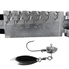 Circle B Tackle Herring Head Jig 1/16oz with underspin for precise slow retrieves.