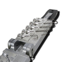 Circle B Tackle Herring Head Jig blade spinning at slow retrieves for precise lure control.