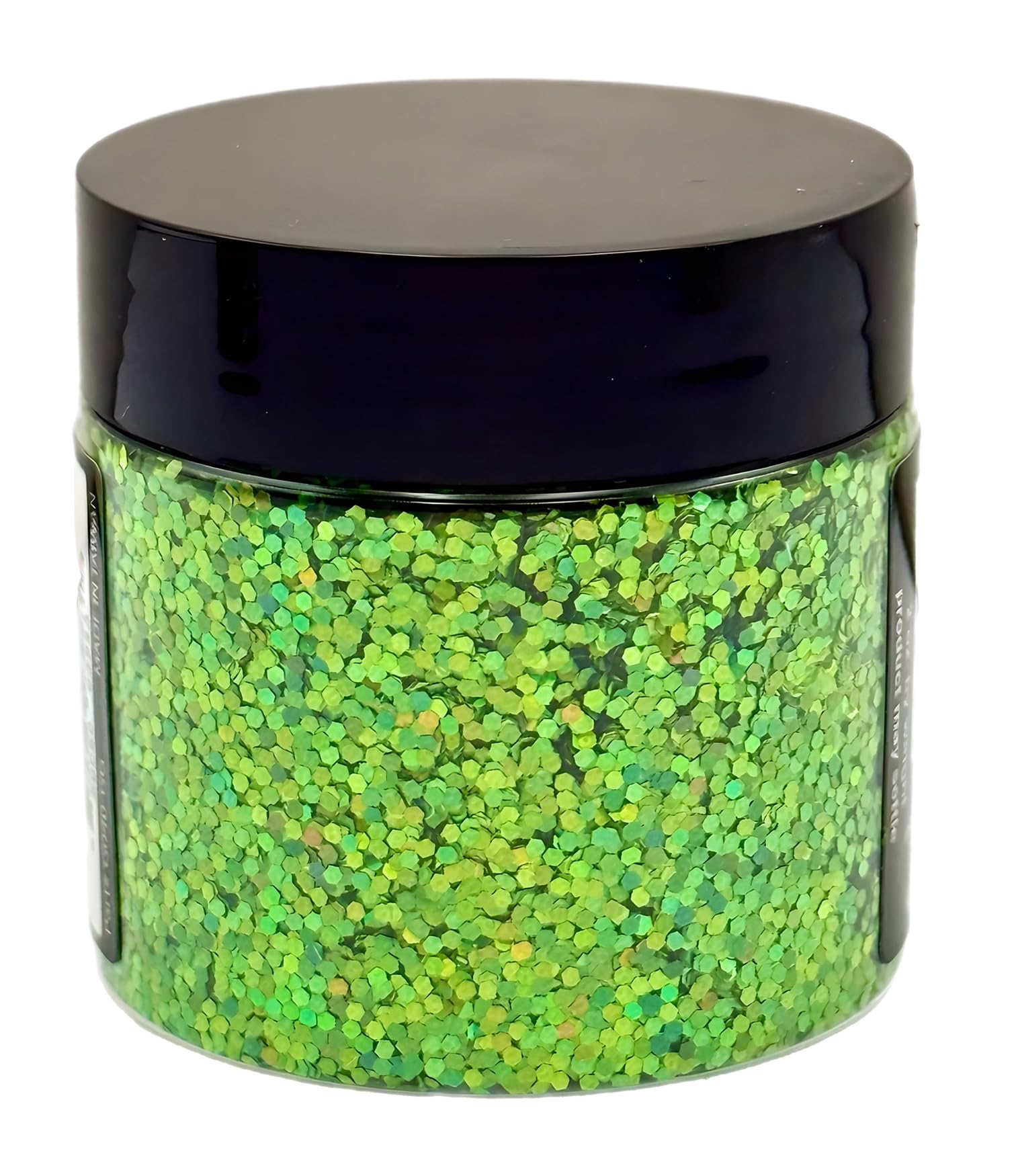 Circle B Tackle high temp hex glitter, chameleon effect, ideal for vibrant lure finishes.