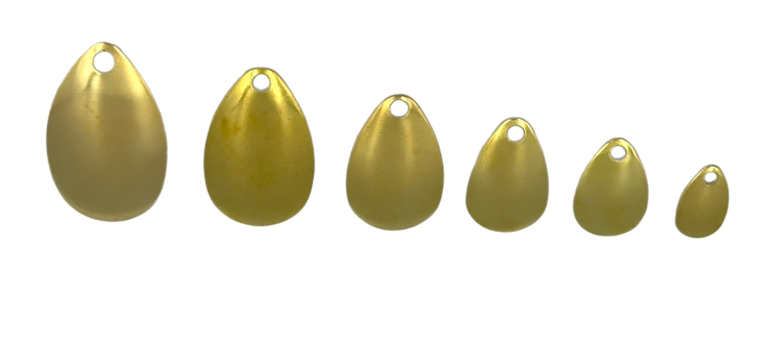 Circle B Tackle blades edge detail highlights burnished edges that protect line and leader.
