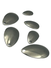 Indiana Nickel blades with burnished edges prevent line damage during retrieves