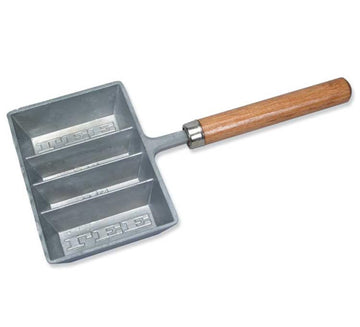Circle B Tackle Lee ingot mold with four-cavity design for efficient ingot production.