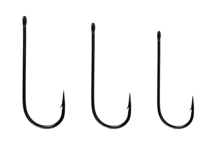 Circle B Tackle Mustad 32608 NP-BN spinnerbait hook with a long shank for easy bait construction.