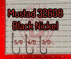Circle B Tackle Mustad 32608 NP-BN ringed-eye detail aids easy molding and setup