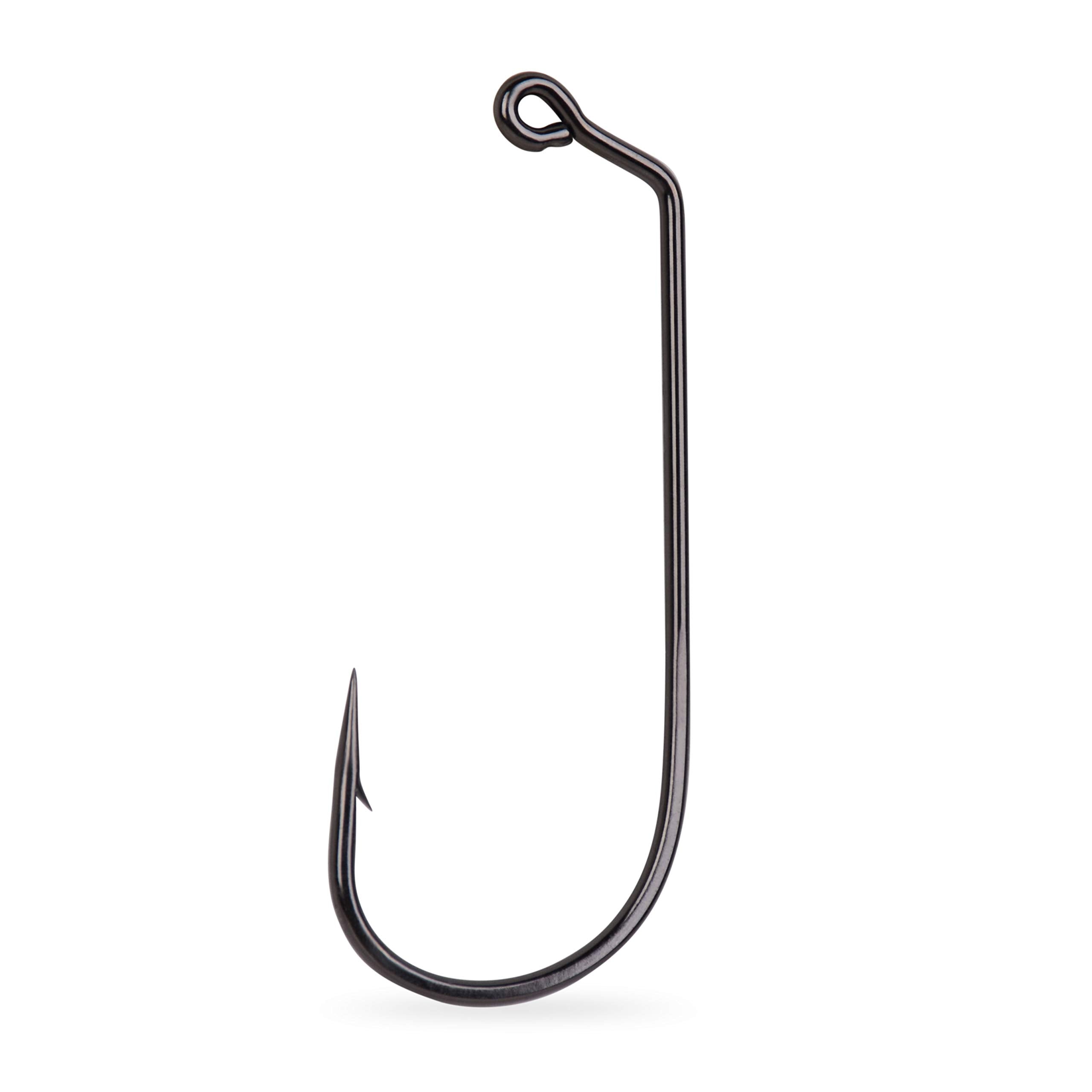 Circle B Tackle Mustad 32786 Ultra Point jig hooks with a 60-degree bend for clean penetration.