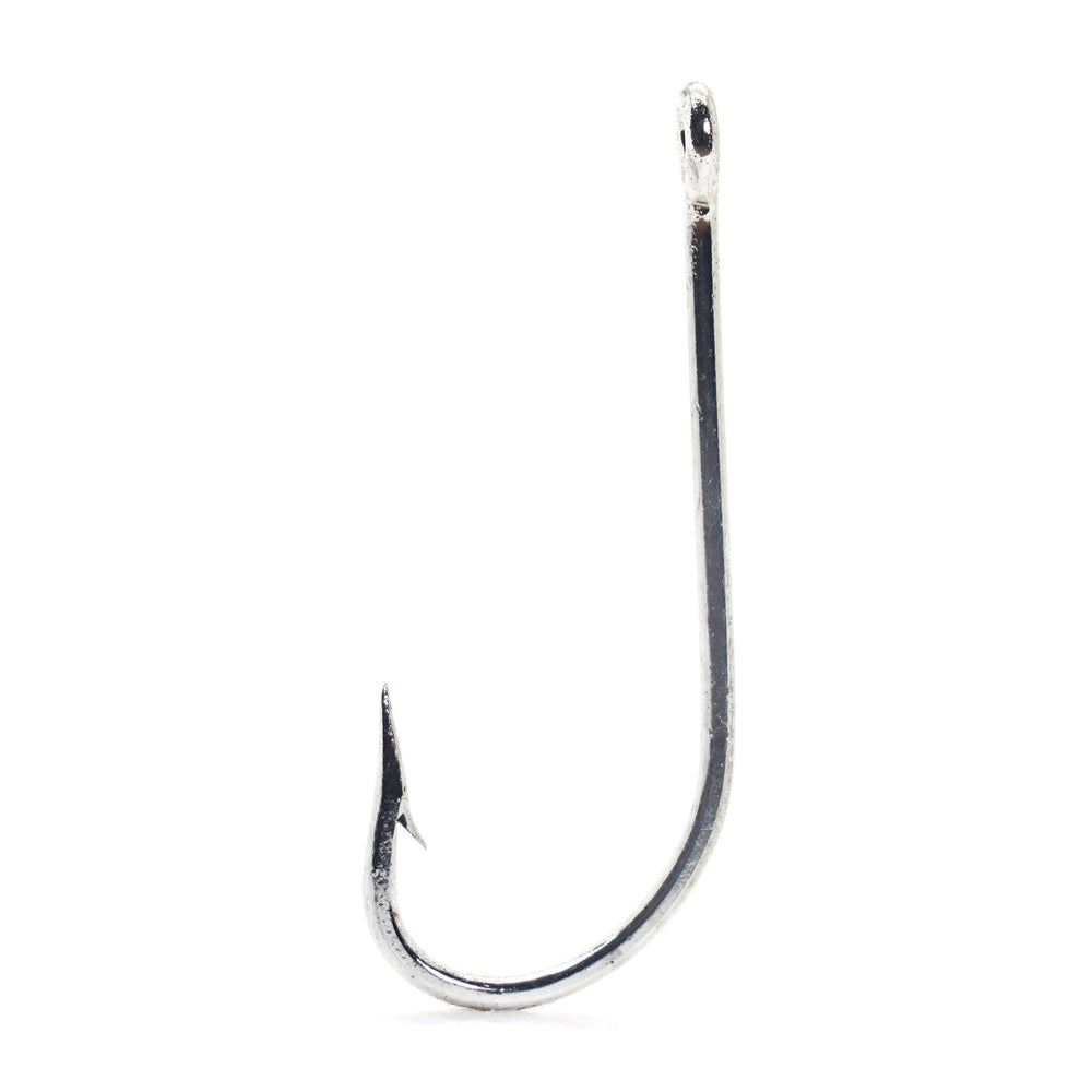 Circle B Tackle Mustad 3407 forged O'Shaughnessy hook, 100-pack, great for long natural baits.