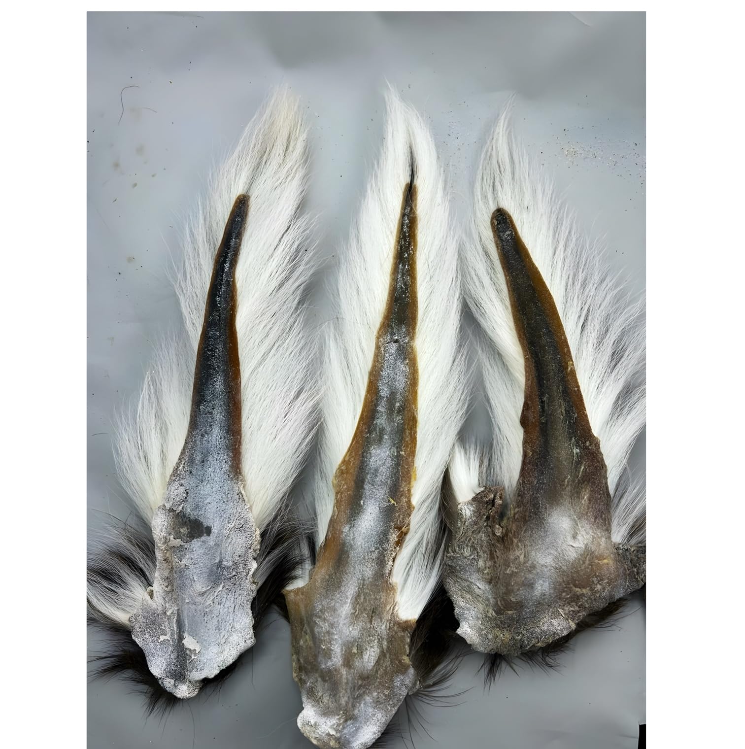 Circle B Tackle naturally sized bucktail XL designed for irregular natural shapes.