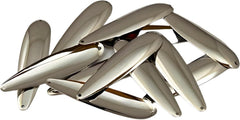 Circle B Tackle premium nickel smooth trolling spoon with mirror finish for fluttering action