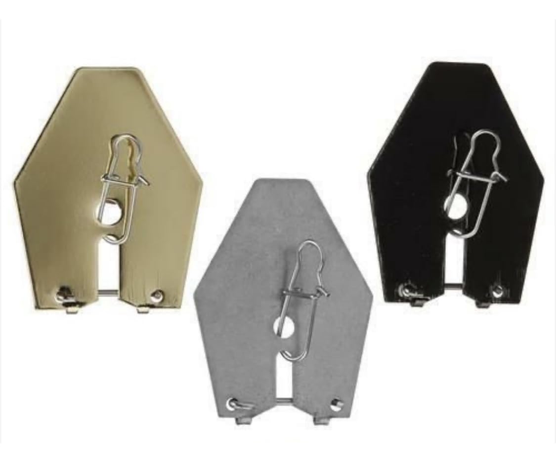 Circle B Tackle Queen Switch Blades large silver 3pk boosts lure disturbance with heavier action