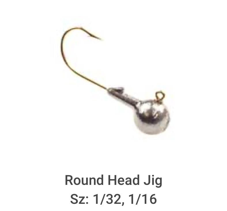 Circle B Tackle Round Head Jig eight cavities provide varied lure options.