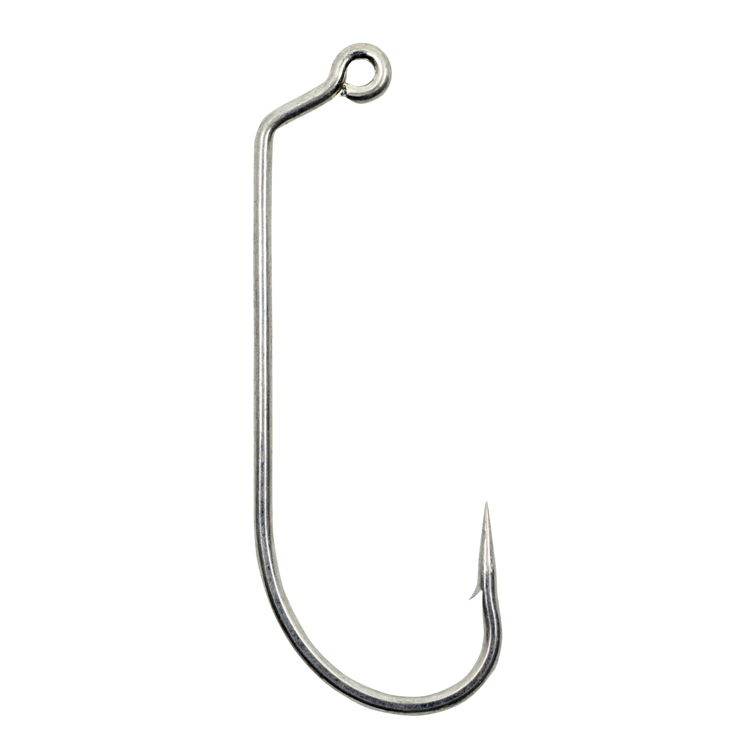 Circle B Tackle Victory 10413 60° jig hook front view, forged for saltwater strength.