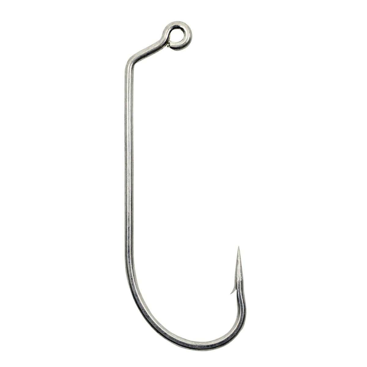 Circle B Tackle Victory 10413 60° jig hook front view, forged for saltwater strength.