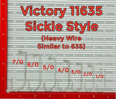 Circle B Tackle Victory 11635 100-pack hooks ready for saltwater jigging