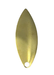 Circle B Tackle Willow Brass Smooth Blades pack with premium finish for better reflection.