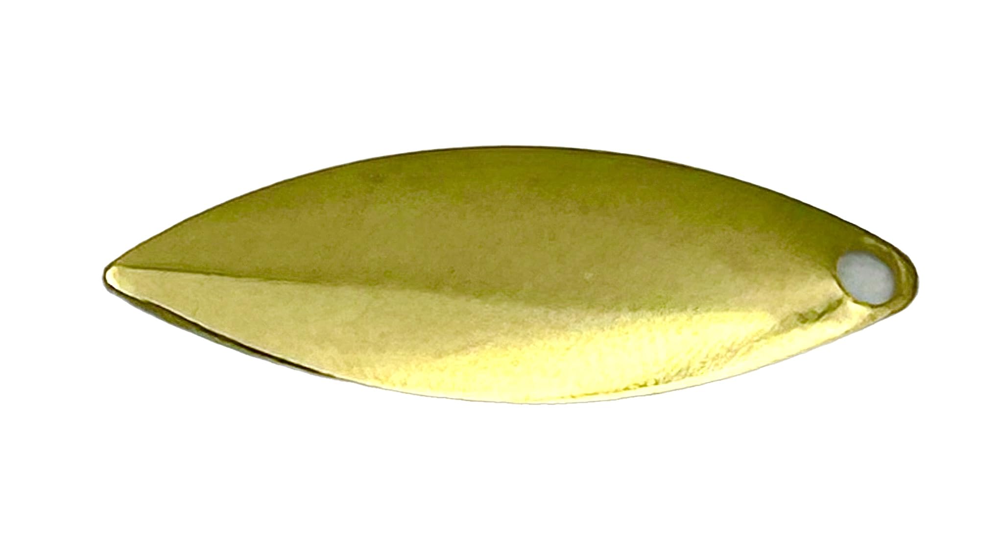Circle B Tackle Willow Brass blades spinner assembly for customizable lures.