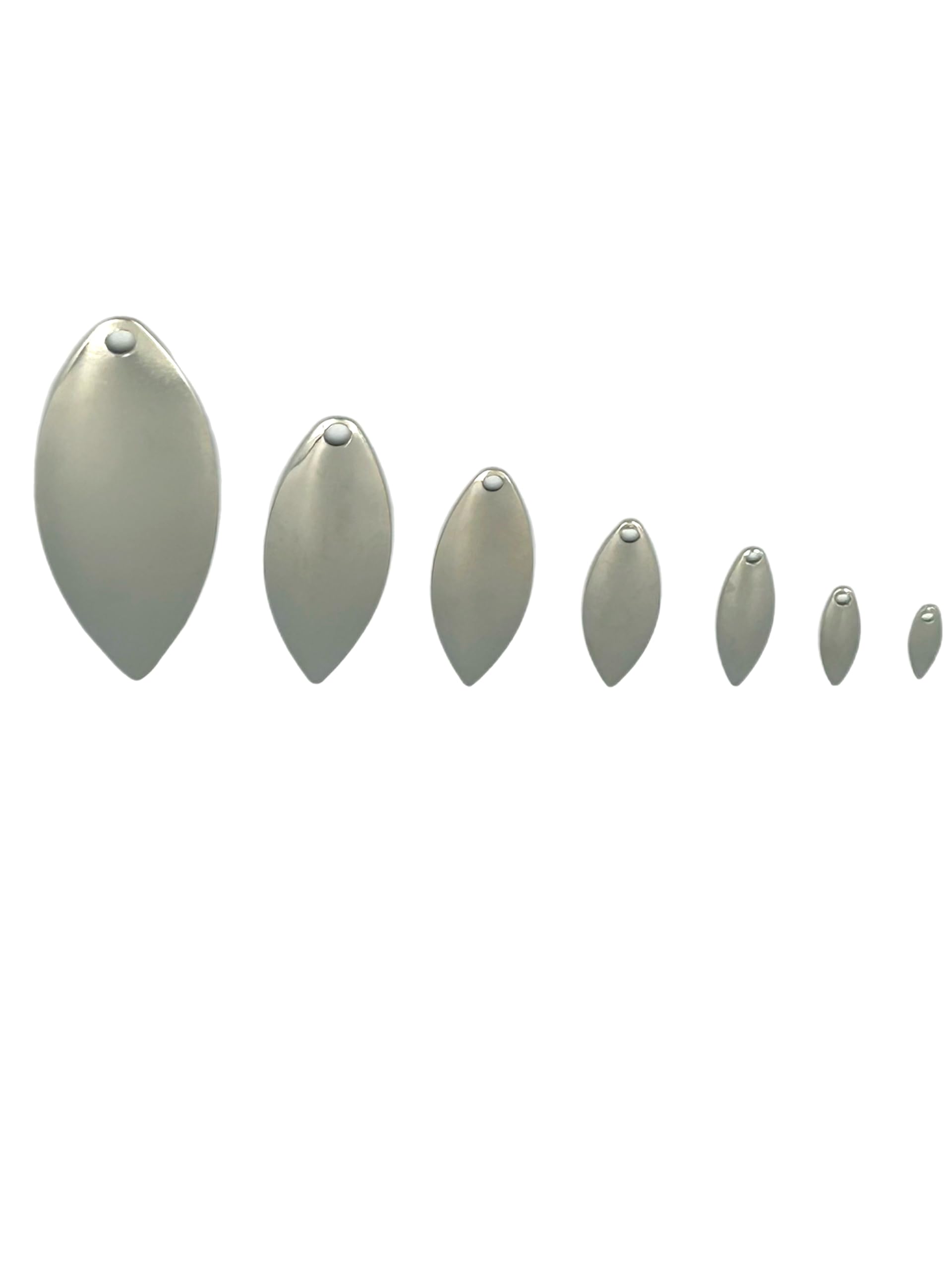 Circle B Tackle Willow Nickel Smooth blade in a DIY lure setup.