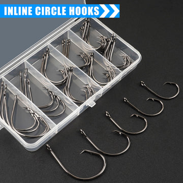 Circle hook with barbed point