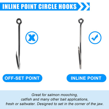 Saltwater circle hook corrosion resistant
