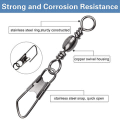 40 circle hooks included in the kit