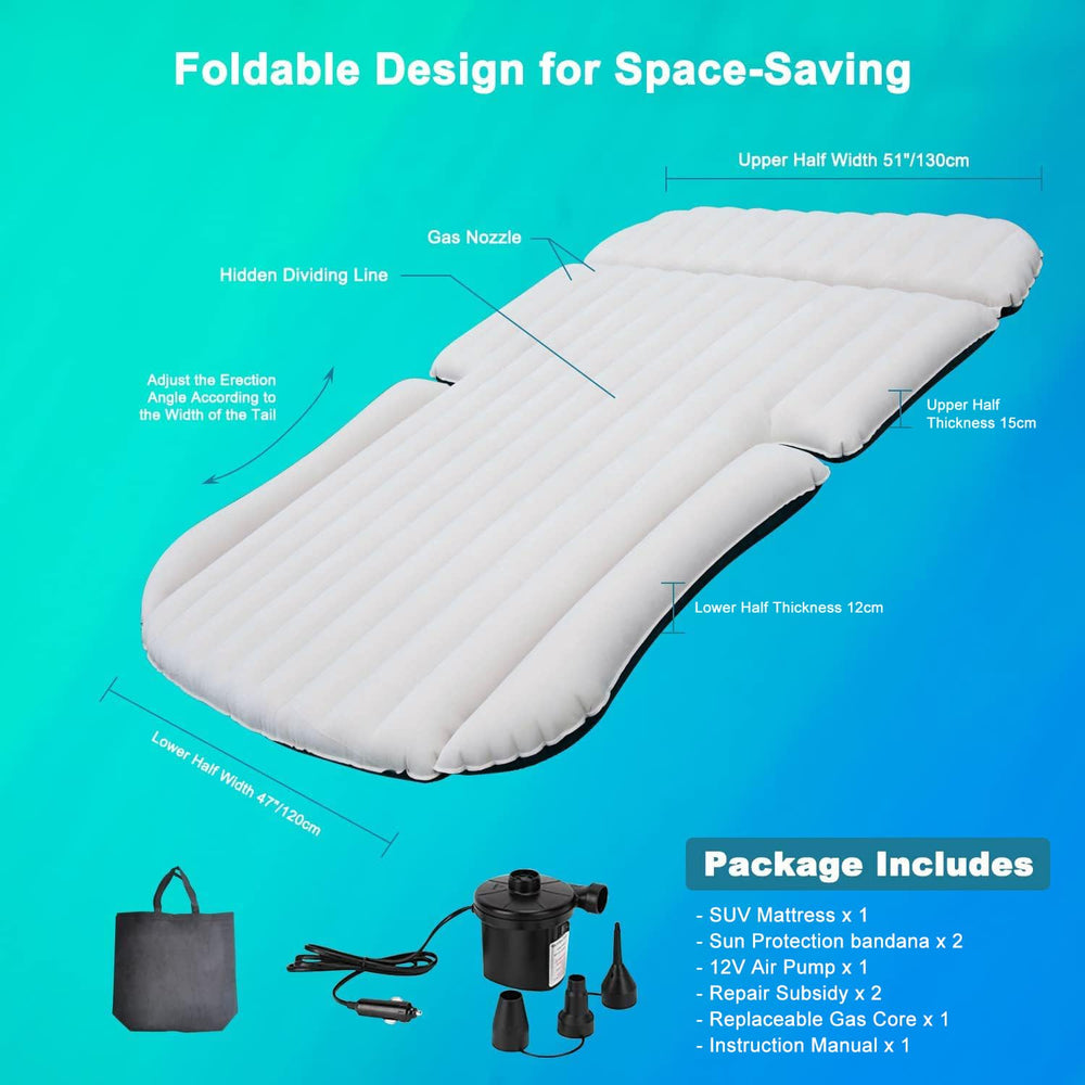 Ciremiv SUV air mattress with maximum 260 kg weight capacity.